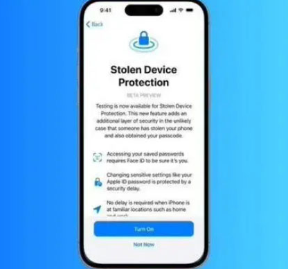 闻喜苹果授权维修店分享被盗设备保护功能开启方法 